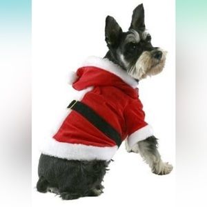 🆕 Target Holiday Christmas Santa Pet Suit, Dog Costume Santa Cost w/Hood